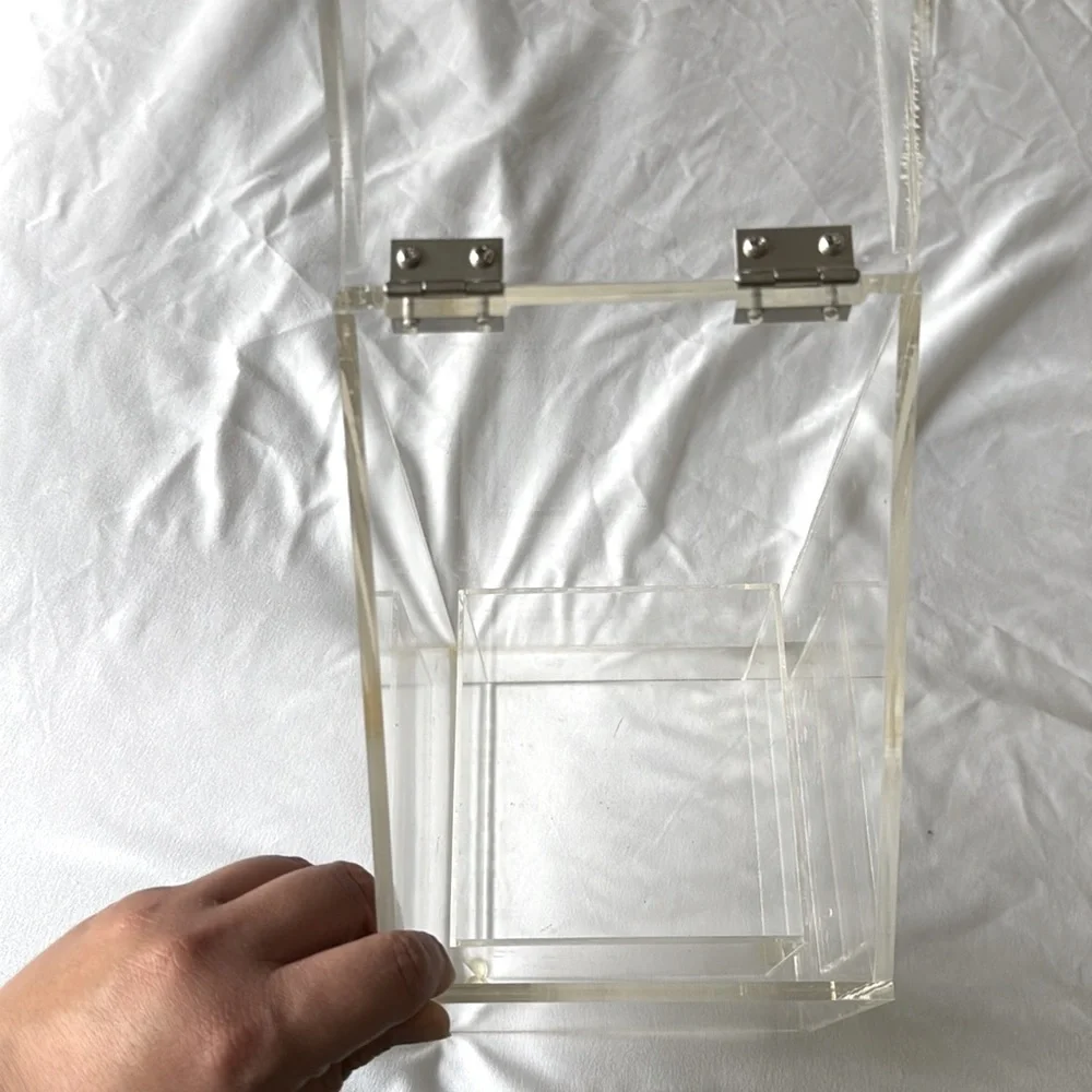 Acrylic makeup brush holder organizer